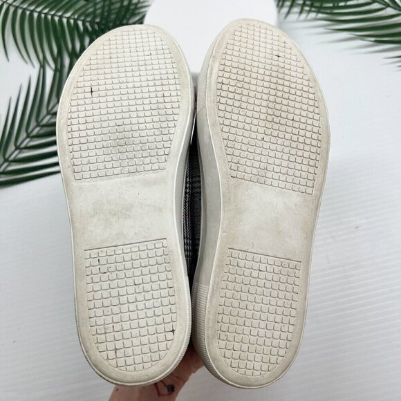 Steve Madden Plaid Sneakers Women's Size 6 Black/Multicolor Round Toe  Lace Up - Picture 8 of 9